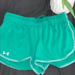 green Under Armour Shorts